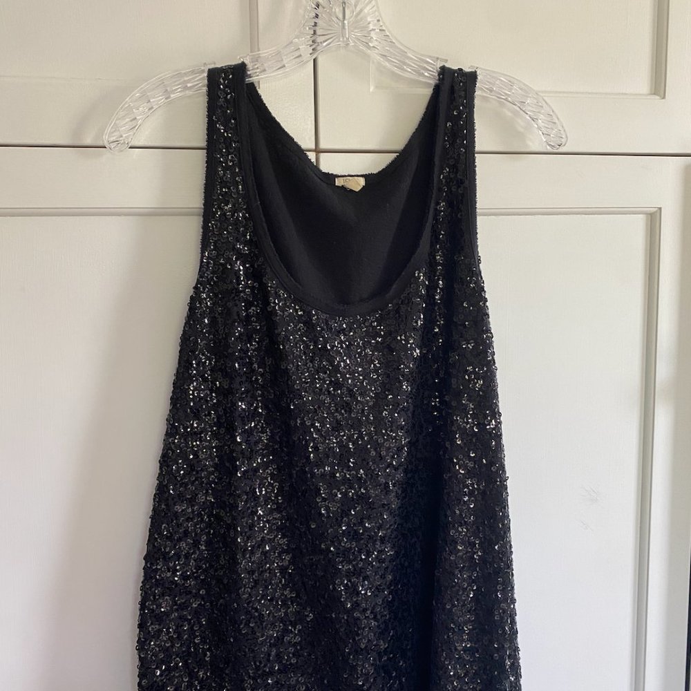 Sequined J. Crew Tank Top! Great Going Out Top!!